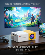 Load image into Gallery viewer, Neuclo Portable Mini LED Projector