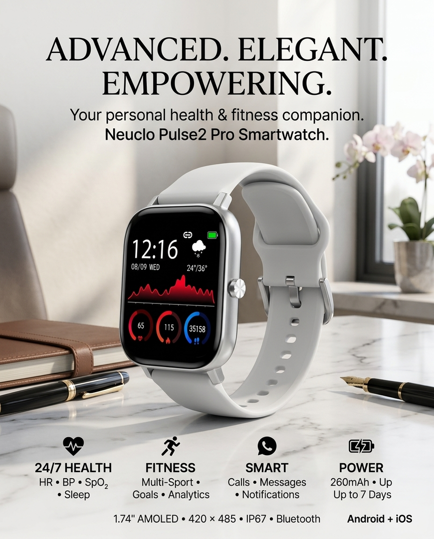 Neuclo Pulse2 Pro Smartwatch