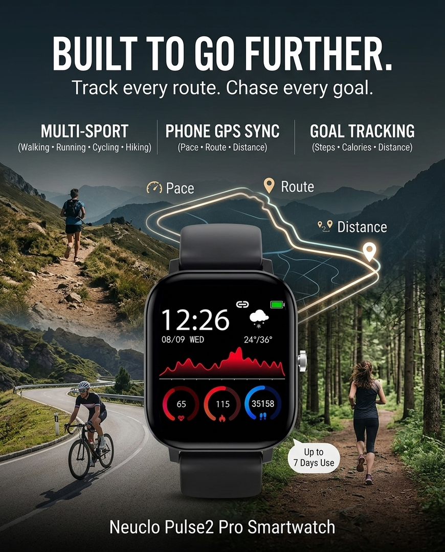 Neuclo Pulse2 Pro Smartwatch