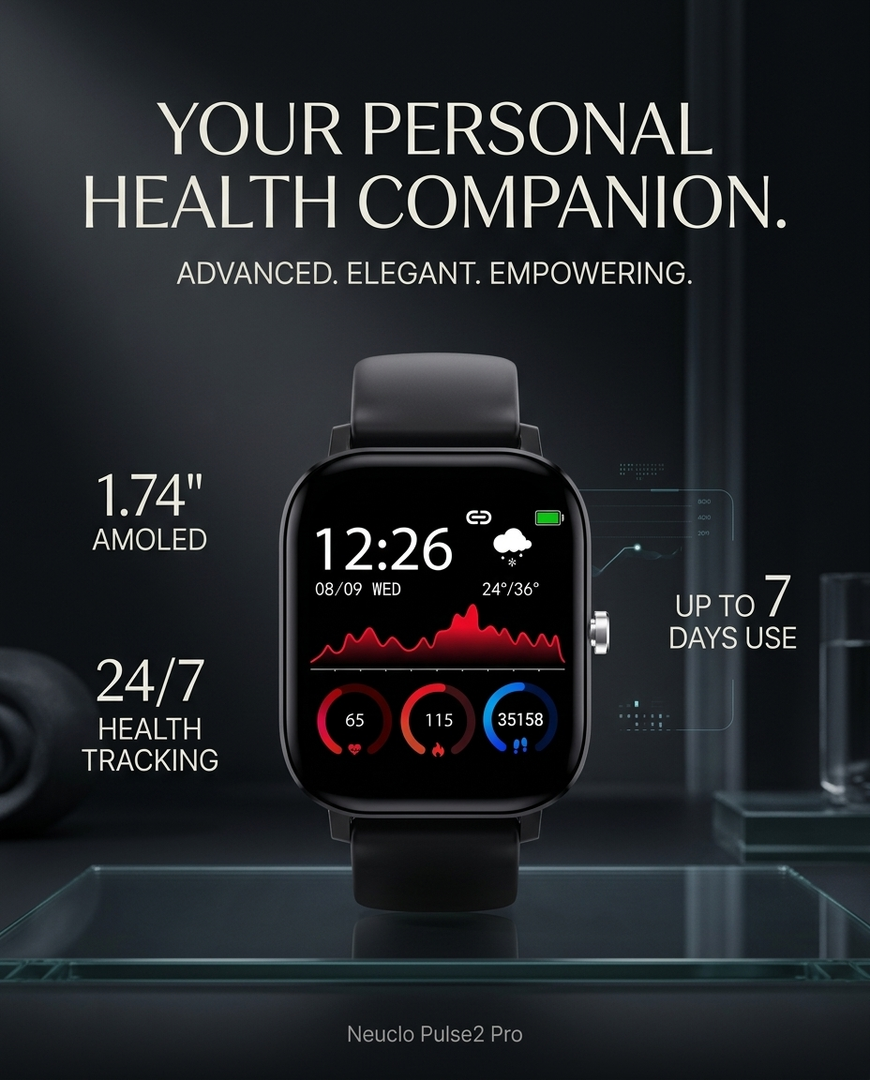 Neuclo Pulse2 Pro Smartwatch