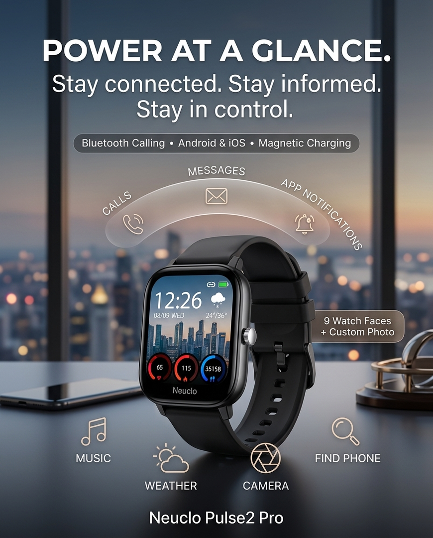 Neuclo Pulse2 Pro Smartwatch