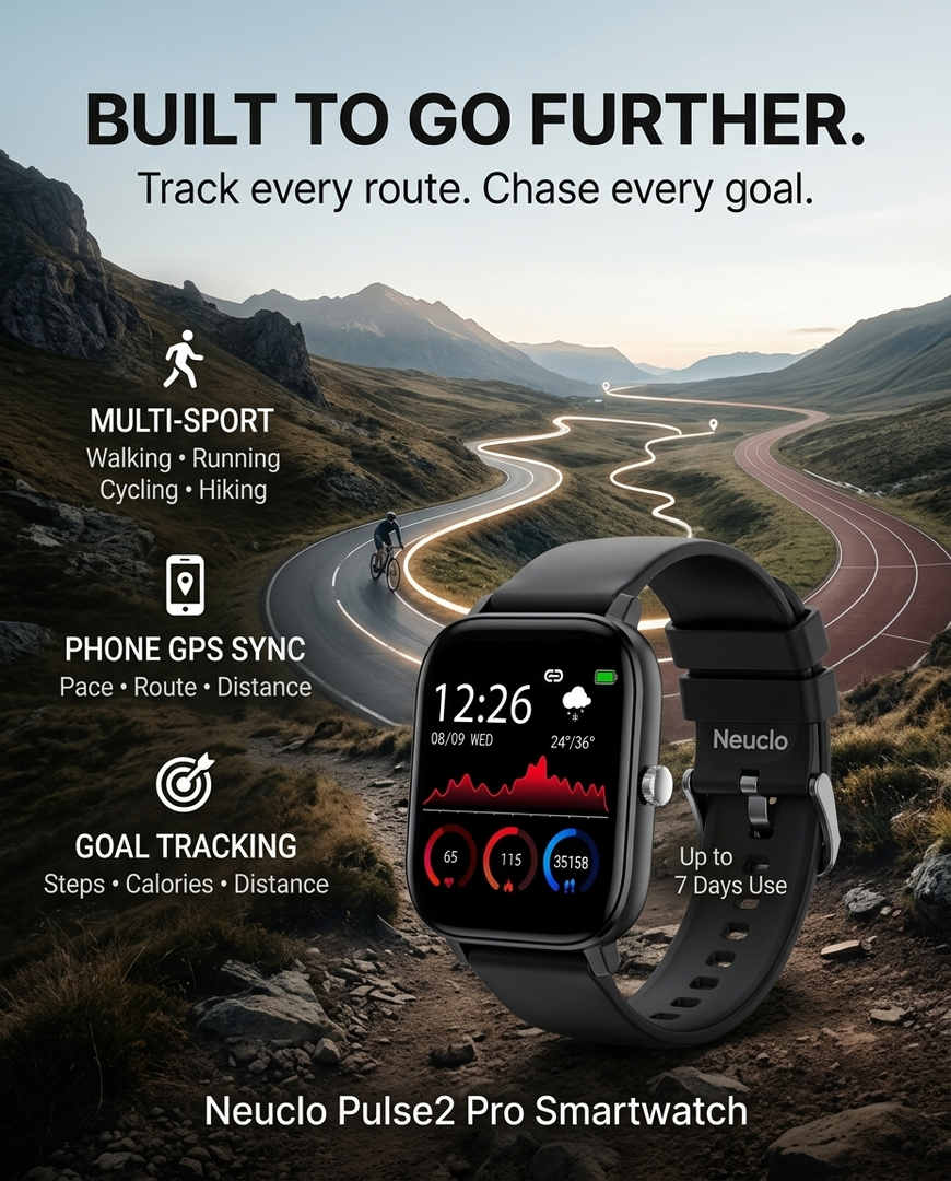 Neuclo Pulse2 Pro Smartwatch