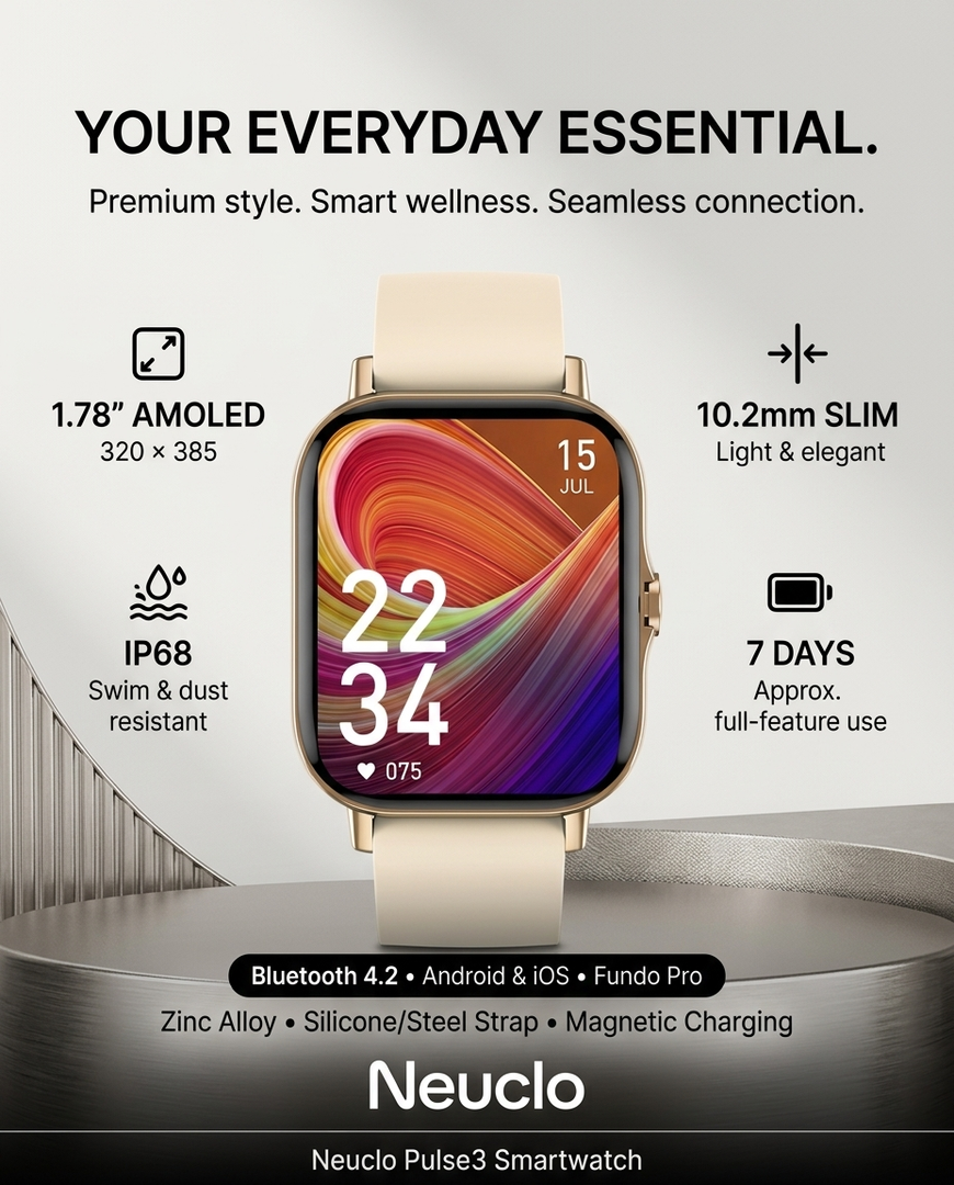 Neuclo Pulse3 Smartwatch
