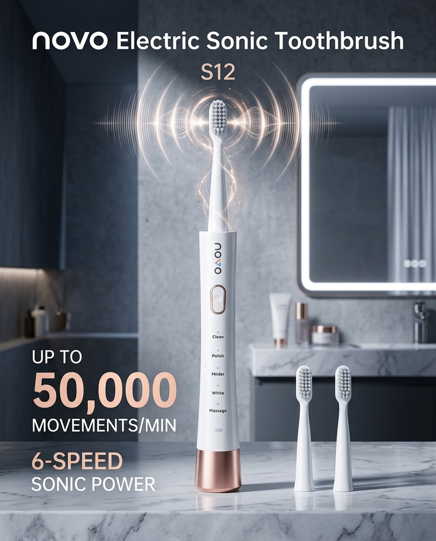 novo Electric Sonic Toothbrush