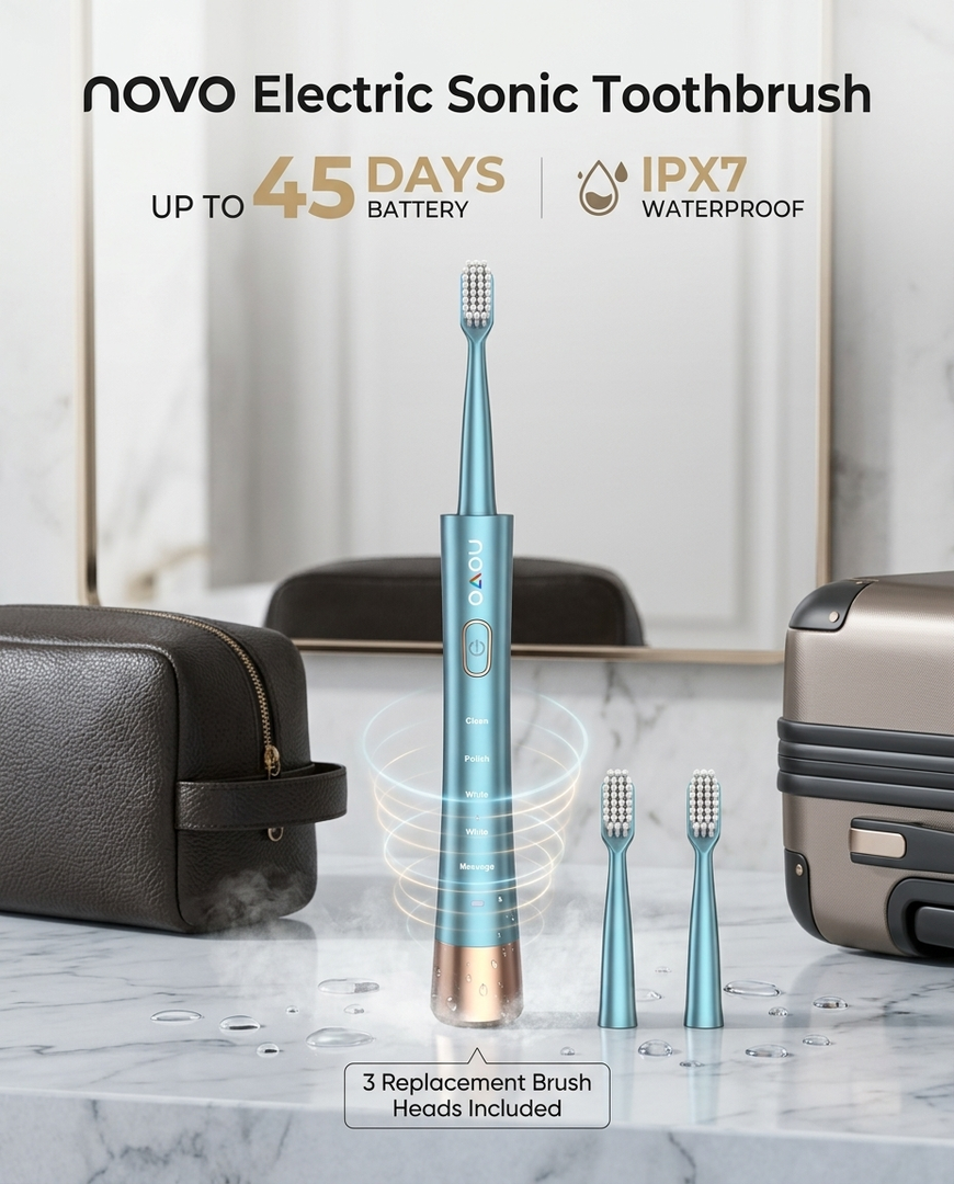 novo Electric Sonic Toothbrush