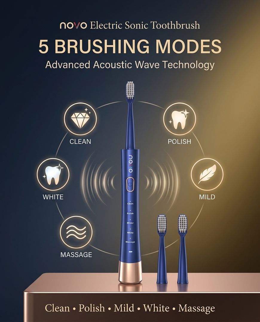 novo Electric Sonic Toothbrush