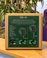 Load image into Gallery viewer, novo FlexFlow adjustable rechargeable table Fan