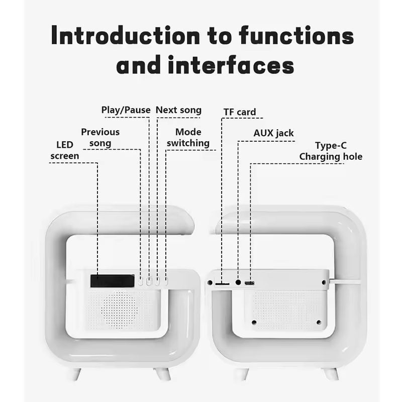 novo GlowGroove Wireless BT Speaker