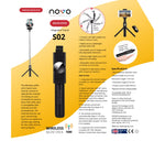 Load image into Gallery viewer, Novo S02 Wireless Mini Tripod