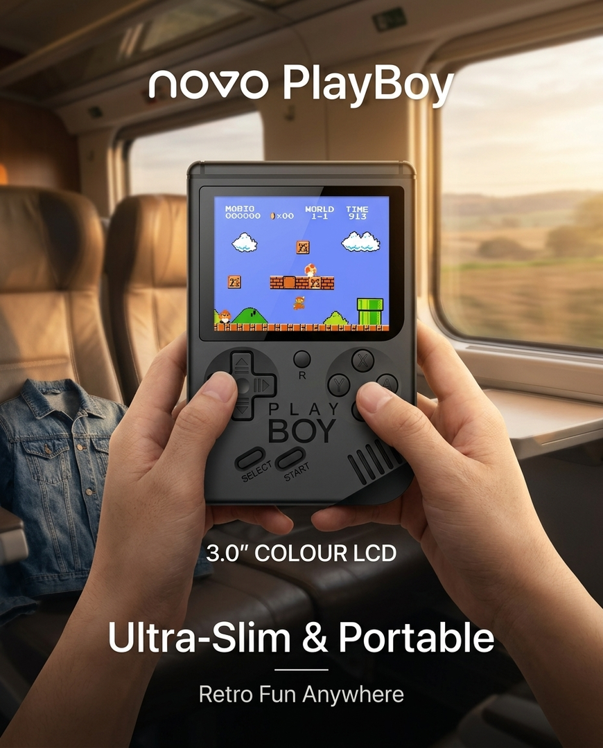 novo PlayBoy Retro Video Game Console