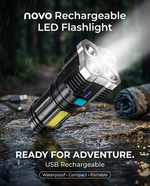 Load image into Gallery viewer, novo Rechargeable LED Flashlight (4 Core Lights)