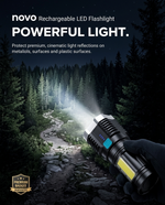 Load image into Gallery viewer, novo Rechargeable LED Flashlight (4 Core Lights)