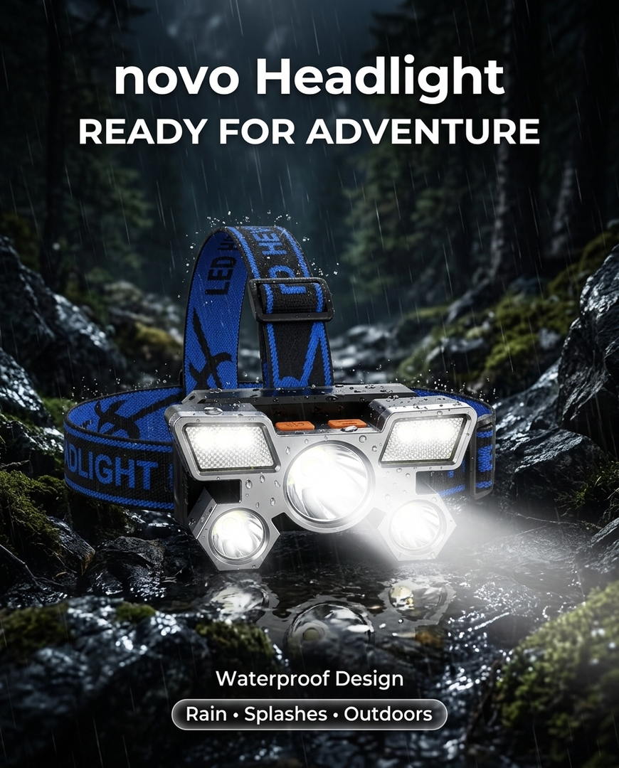 novo Rechargeable Portable Headlight