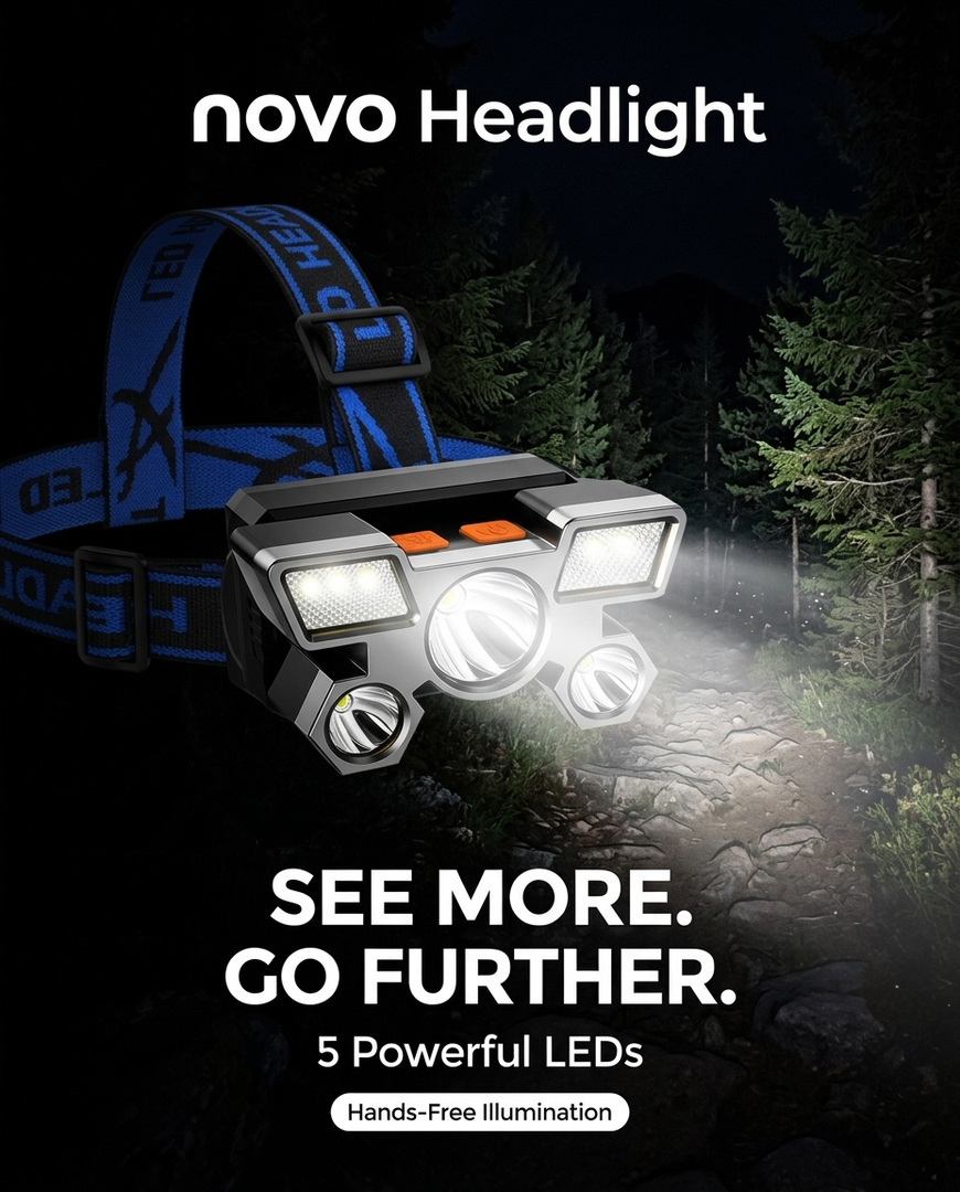 novo Rechargeable Portable Headlight