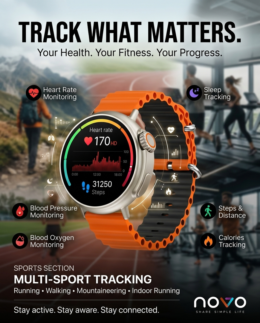 novo TrailBlazer Smartwatch