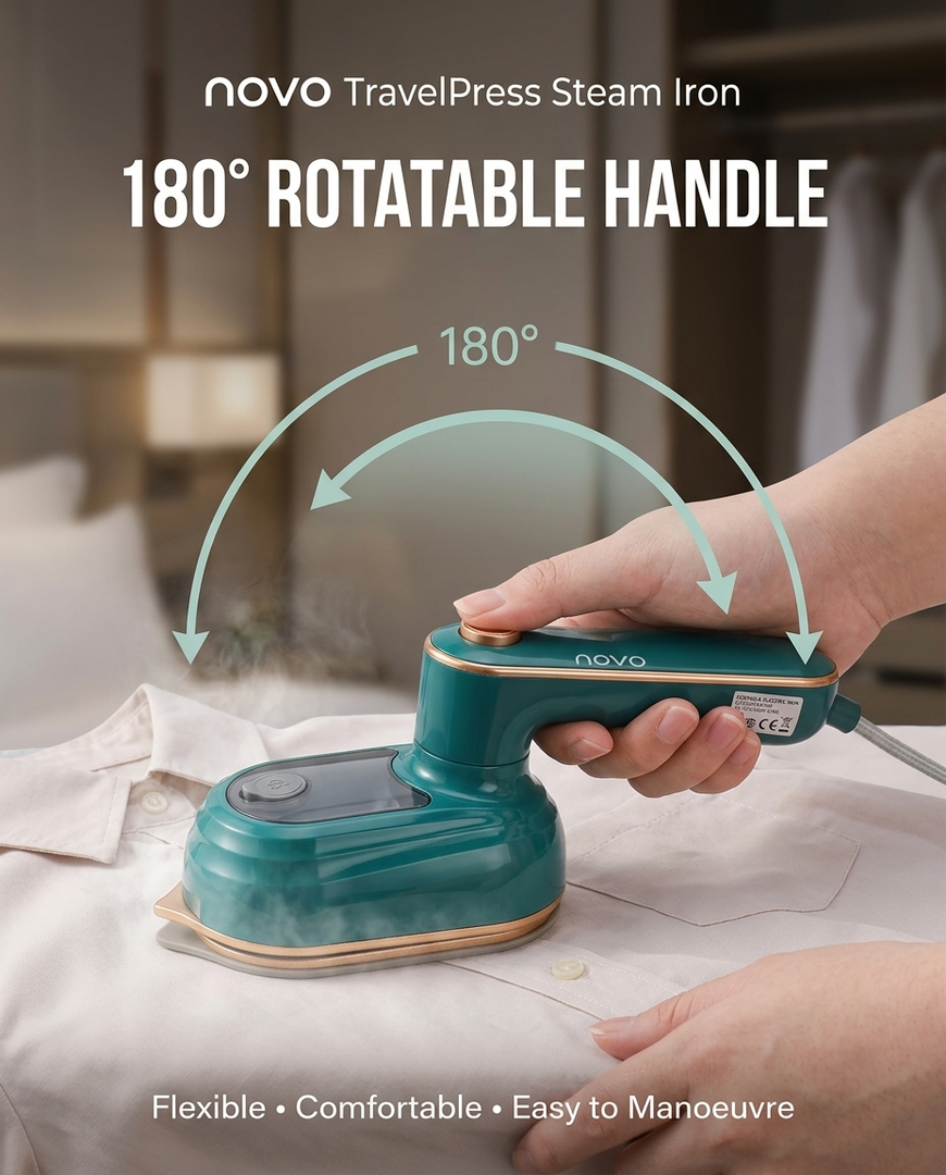 novo TravelPress Steam Iron