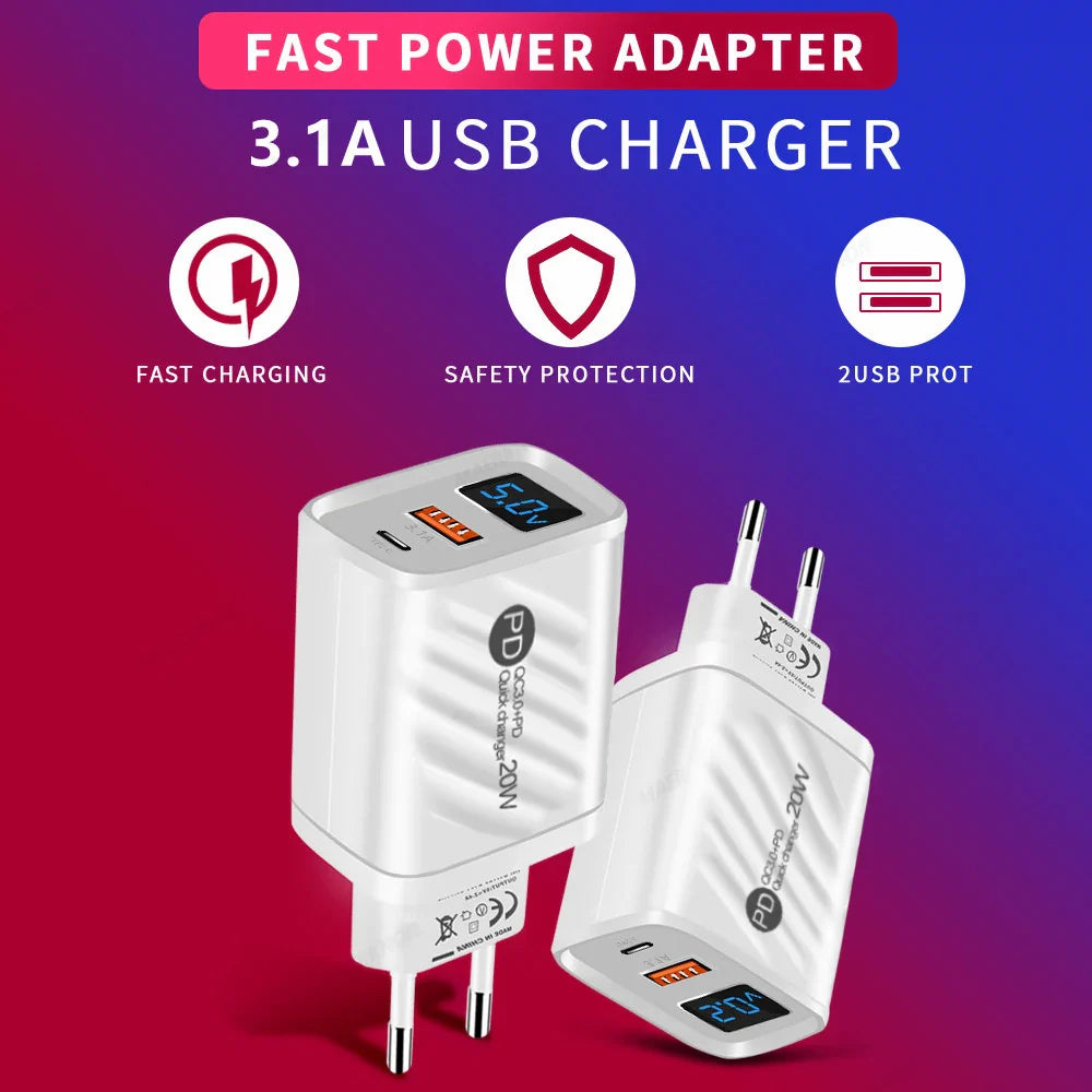 novo 20W USB Fast Charger