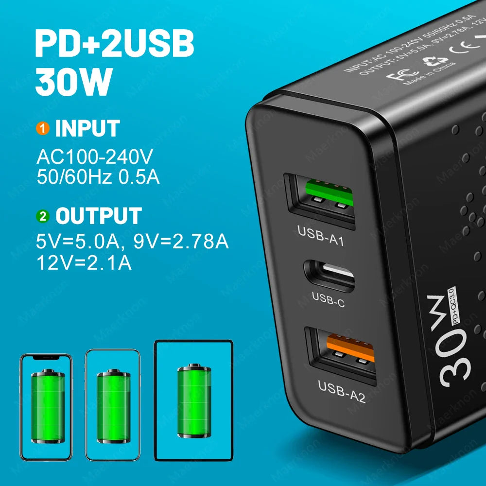 novo 30W USB Fast Charger