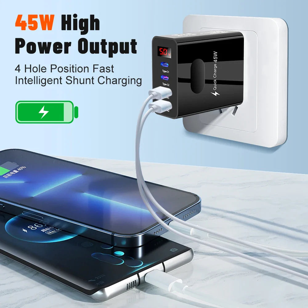 novo 45W USB Fast Charger