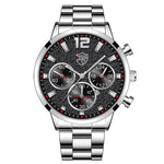 Load image into Gallery viewer, Deyros E6 Men Business Stainless Steel Quartz Watch