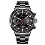 Load image into Gallery viewer, Deyros E7 Men Business Stainless Steel Quartz Watch