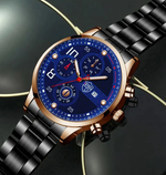 Load image into Gallery viewer, Deyros E8 Men Business Stainless Steel Quartz Watch