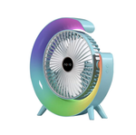 Load image into Gallery viewer, novo Colourful Desktop Fan with LED Light