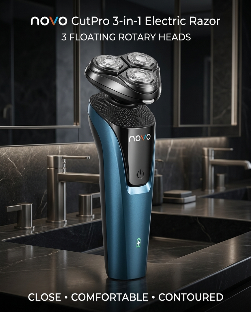 novo CutPro 3-in-1 Electric Razor