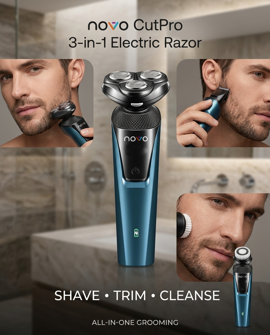 novo CutPro 3-in-1 Electric Razor