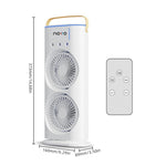 Load image into Gallery viewer, novo Dual Head Spray Tower Fan