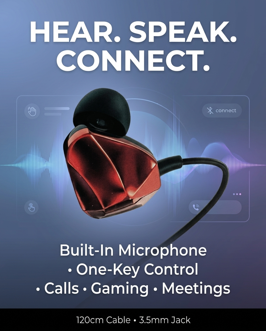 novo Extra Bass Wired Stereo Earphone