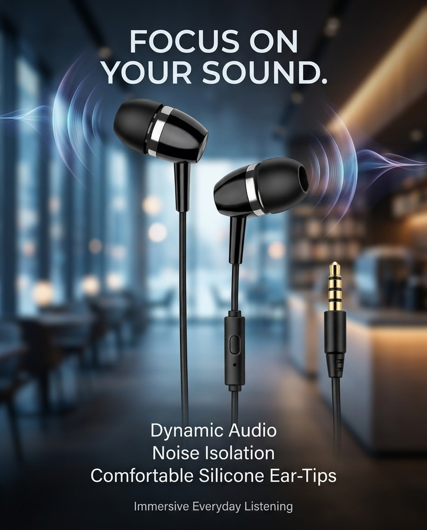 novo Universal Wired Earphone
