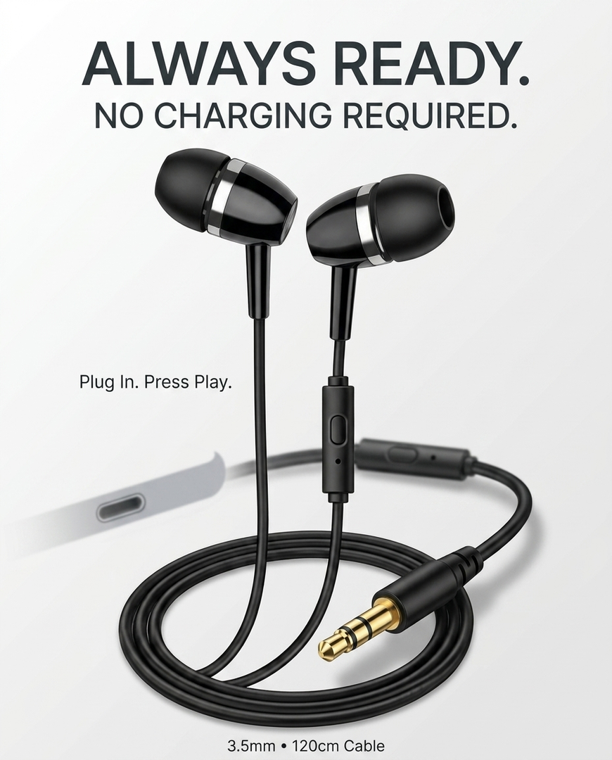 novo Universal Wired Earphone