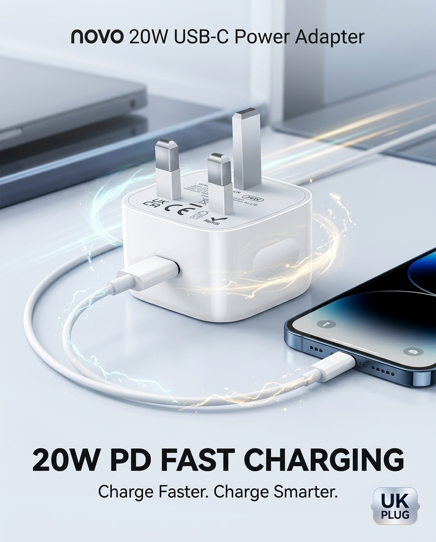 novo 20W USB-C Power Adapter