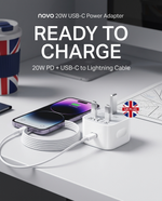 Load image into Gallery viewer, novo 20W USB-C Power Adapter
