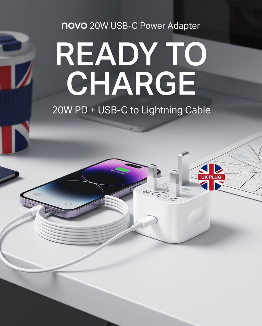 novo 20W USB-C Power Adapter