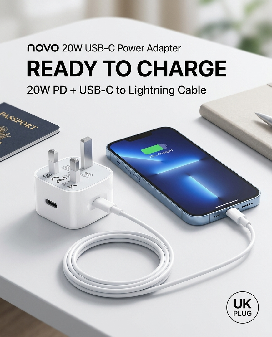 novo 20W USB-C Power Adapter
