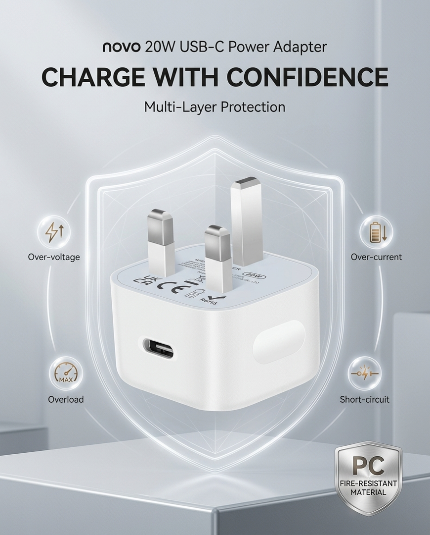 novo 20W USB-C Power Adapter