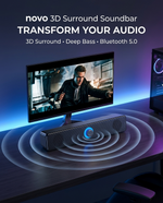 Load image into Gallery viewer, novo 3D Surround Soundbar BT 5.0 Wired Speakers