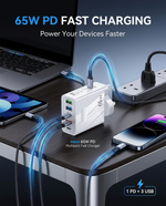 Load image into Gallery viewer, novo 65W PD Multiport Fast Charger