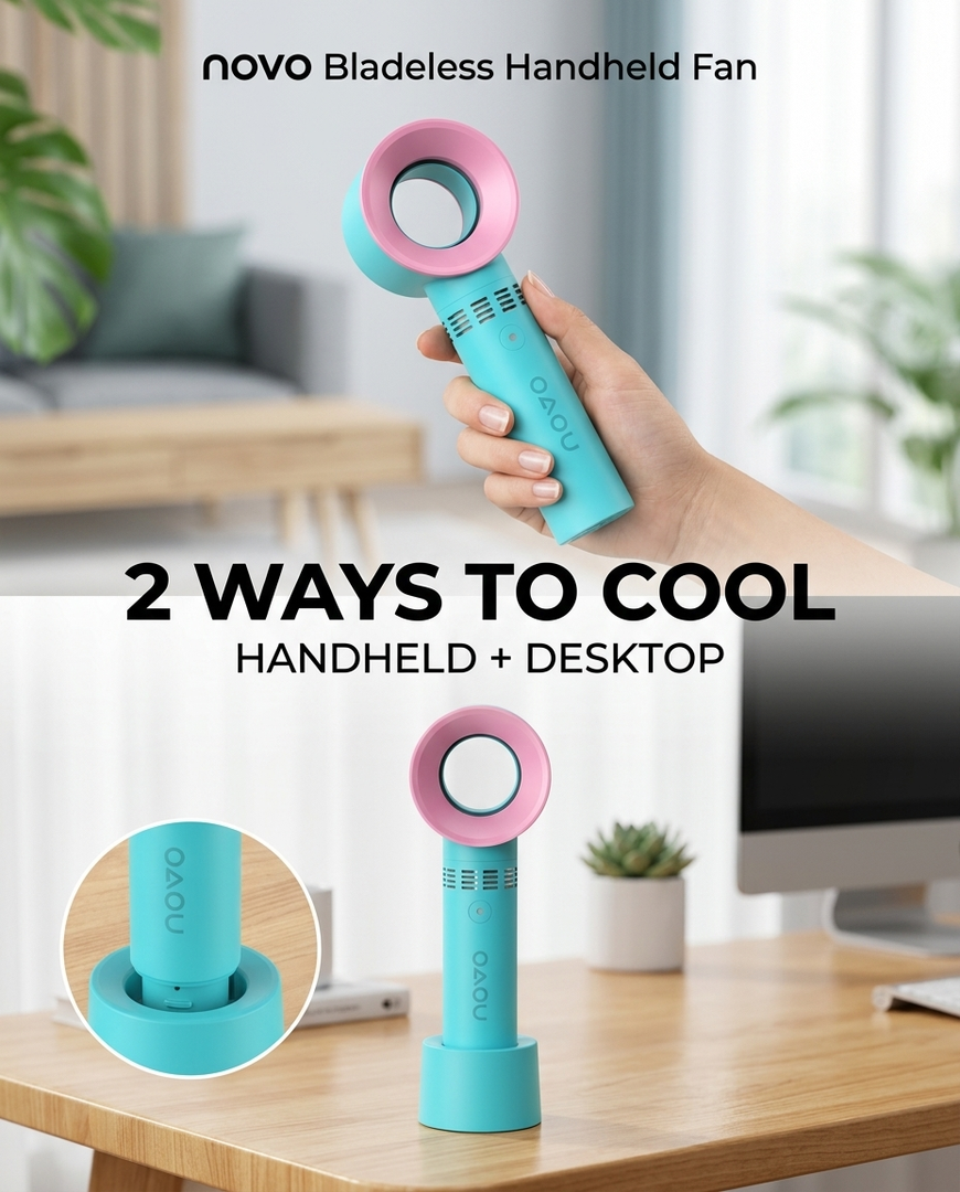 novo Bladeless Handheld Fan