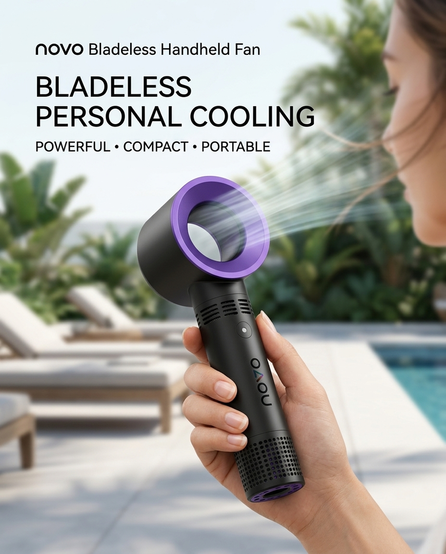 novo Bladeless Handheld Fan