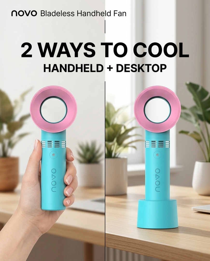novo Bladeless Handheld Fan