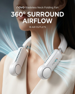Load image into Gallery viewer, novo Bladeless Neck Folding Fan