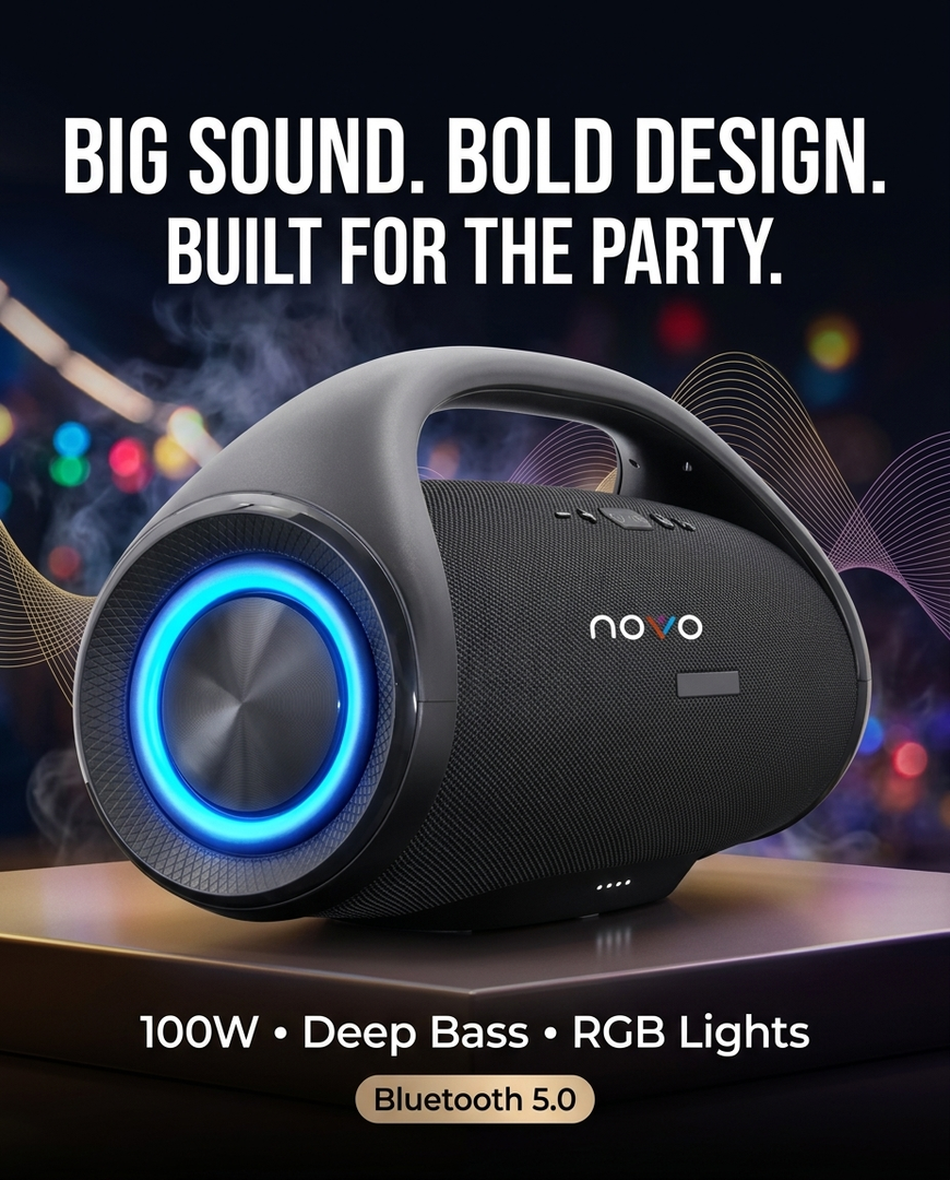 novo Boombox3 Wireless Bluetooth Speaker