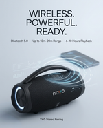 Load image into Gallery viewer, novo Boombox3 Wireless Bluetooth Speaker