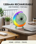 Load image into Gallery viewer, novo Colourful Moon Desktop Fan