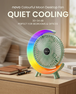 Load image into Gallery viewer, novo Colourful Moon Desktop Fan