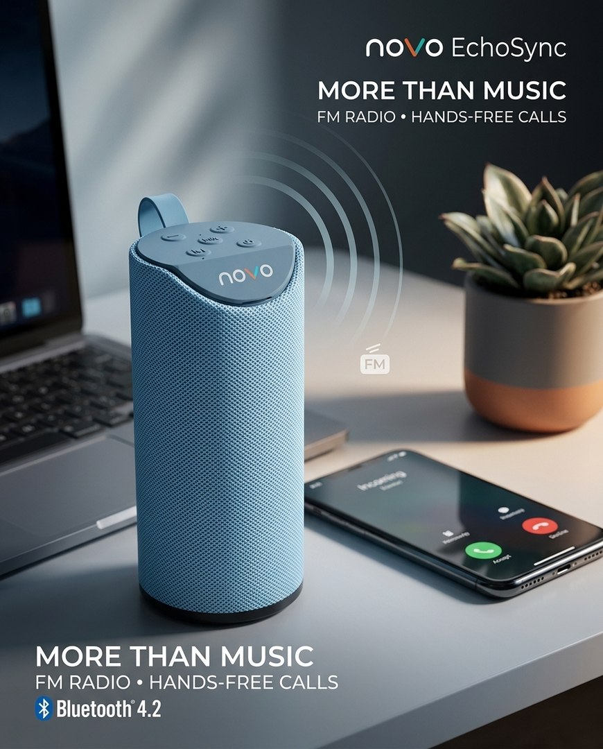 novo EchoSync Bluetooth Speaker