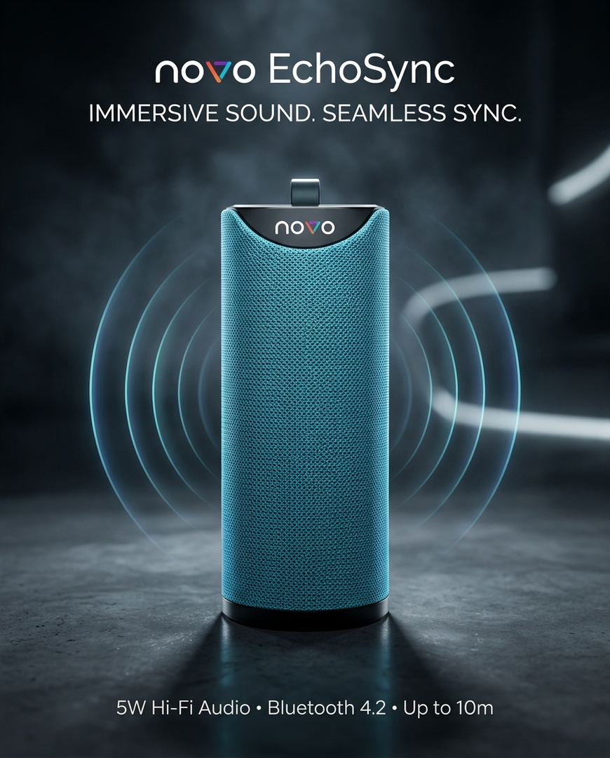 novo EchoSync Bluetooth Speaker